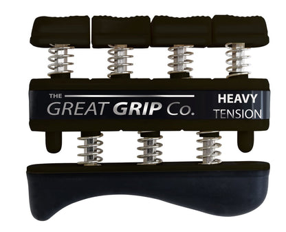 The GREAT GRIP™  Black, Heavy - 9 lbs resistance per finger, LIFETIM