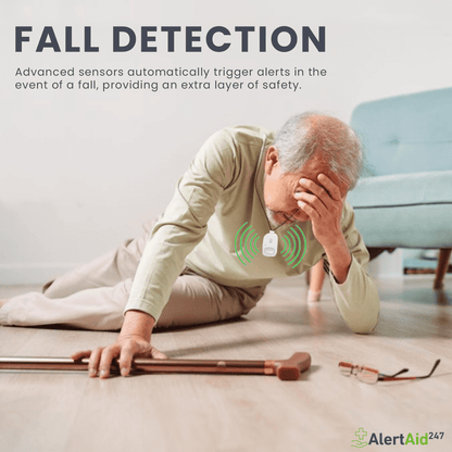 Alert Aid 247 GPS Medical Alert Device with Fall Detection by RMS BRAN