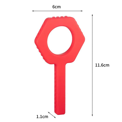 Kid Chewing Tube Speech Help Teeth Massager Children Talk Tools for Autism Sensory Speak Oral Muscle Rehabilitation Training