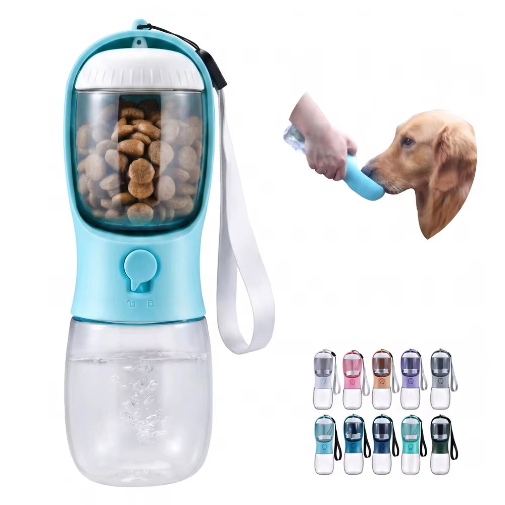 Multifunctional Pet Water and Food Dual-Use Cup for Cats and Dogs Portable Pet Drinking Bottle Supplies