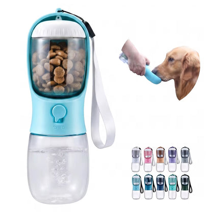 Multifunctional Pet Water and Food Dual-Use Cup for Cats and Dogs Portable Pet Drinking Bottle Supplies