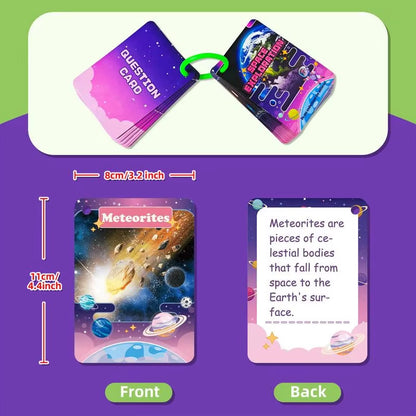Flash Cards Educational Toys Toddler Space Learning Flash Cards Social Emotional Learning Activities Cards Toys for Kids Toddler