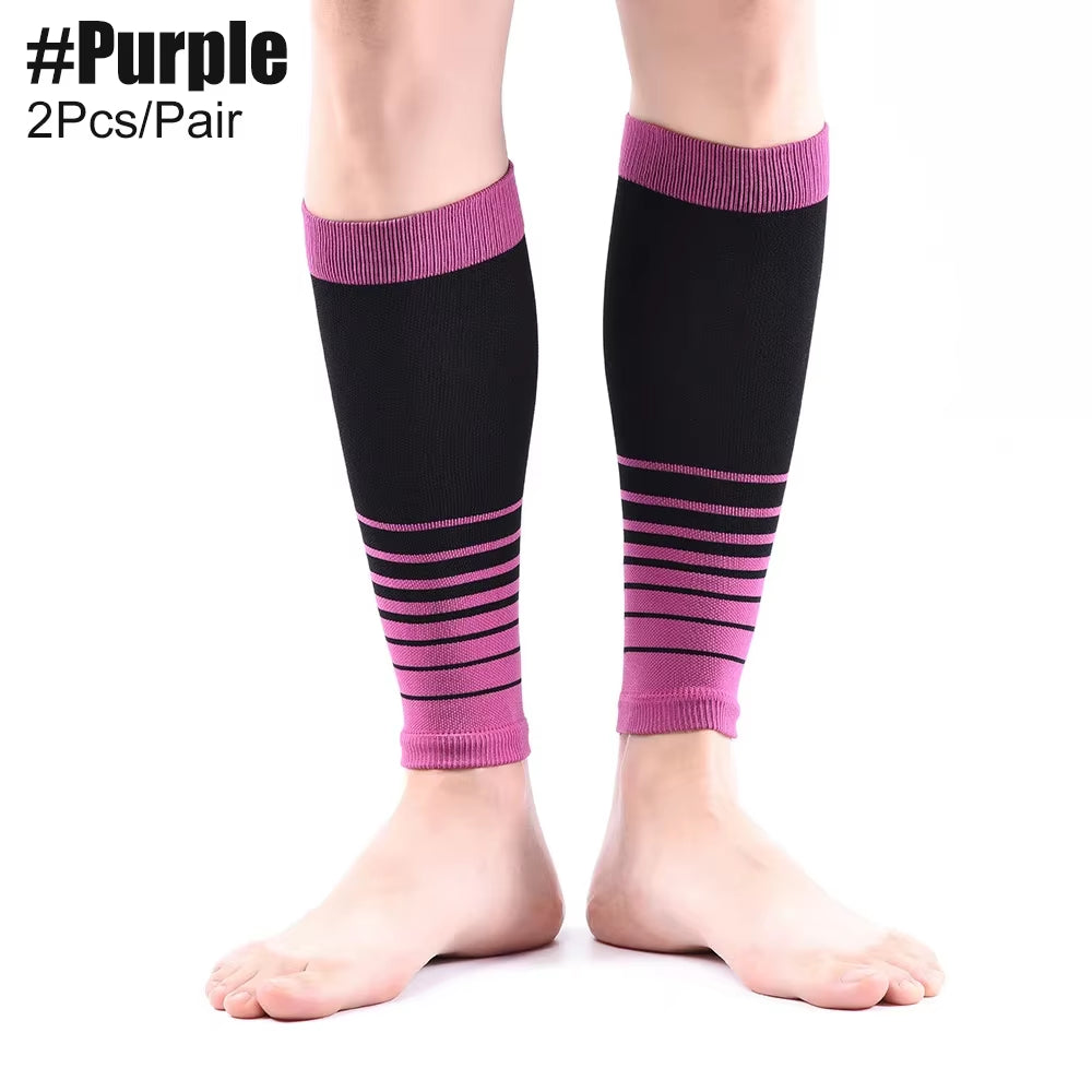 Sports Compression Calf Sleeves (20-30Mmhg) for Men & Women -Leg Shin Splints Socks - for Running, Shin Splint, Medical, Travel