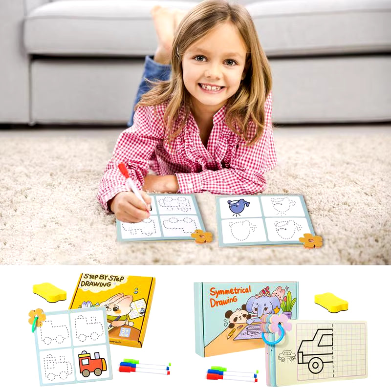 Pen Control Training Book Pen Control Preschool Activity Book Drawing Toys for Kids Ages 3 Training Book Preschool Learning