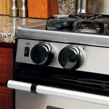 Universal Design Stove Knob Covers, Black