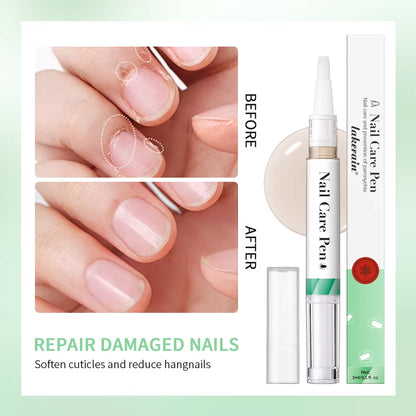 Brittle Nail Restoration Pen 4Ml Antioxidant & Natural Oil Blend Strengthens Moisturizes & Repairs Dry Nails Completely