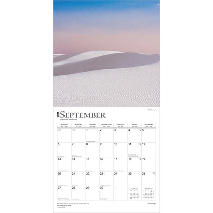 Blessings | 2026 12X24" (Hanging) Square Wall Calendar | Plastic-Free