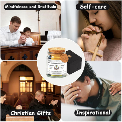 XKOOKI Toys,Christian Gifts for Women,Bible Verse a Jar,Read Me When B
