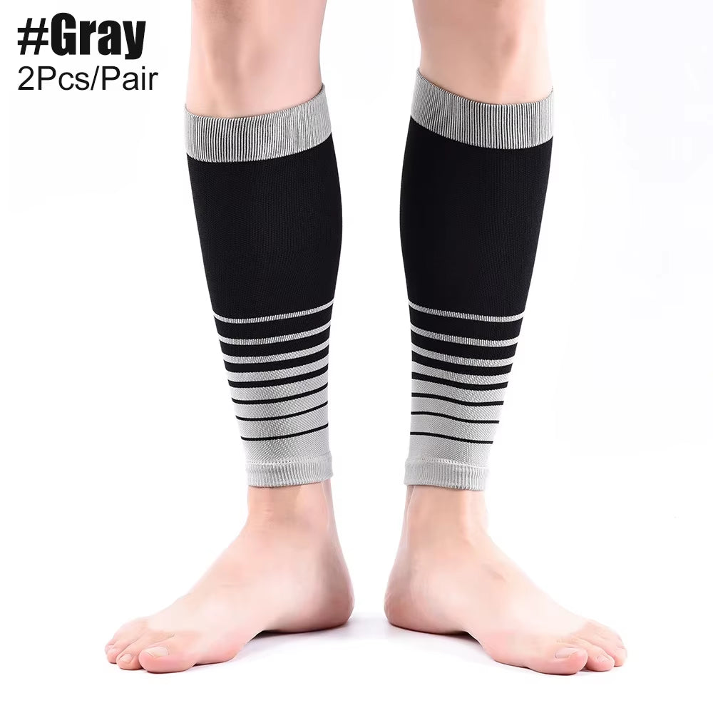 Sports Compression Calf Sleeves (20-30Mmhg) for Men & Women -Leg Shin Splints Socks - for Running, Shin Splint, Medical, Travel