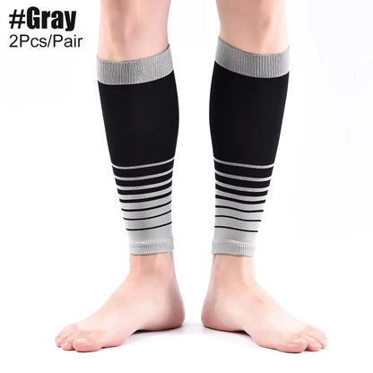 Sports Compression Calf Sleeves (20-30Mmhg) for Men & Women -Leg Shin Splints Socks - for Running, Shin Splint, Medical, Travel