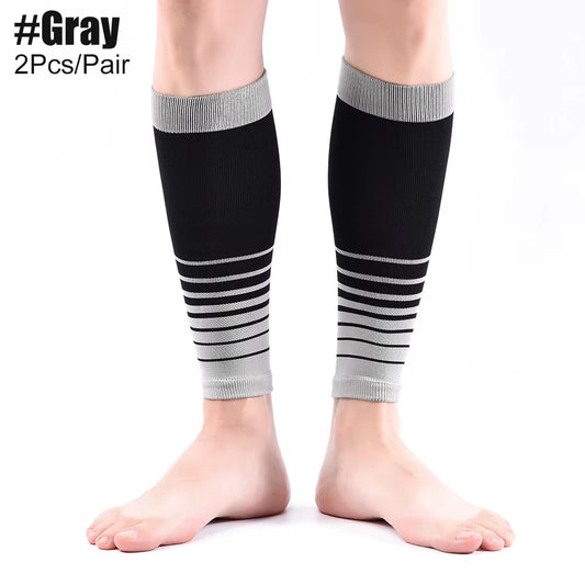 Sports Compression Calf Sleeves (20-30Mmhg) for Men & Women -Leg Shin Splints Socks - for Running, Shin Splint, Medical, Travel