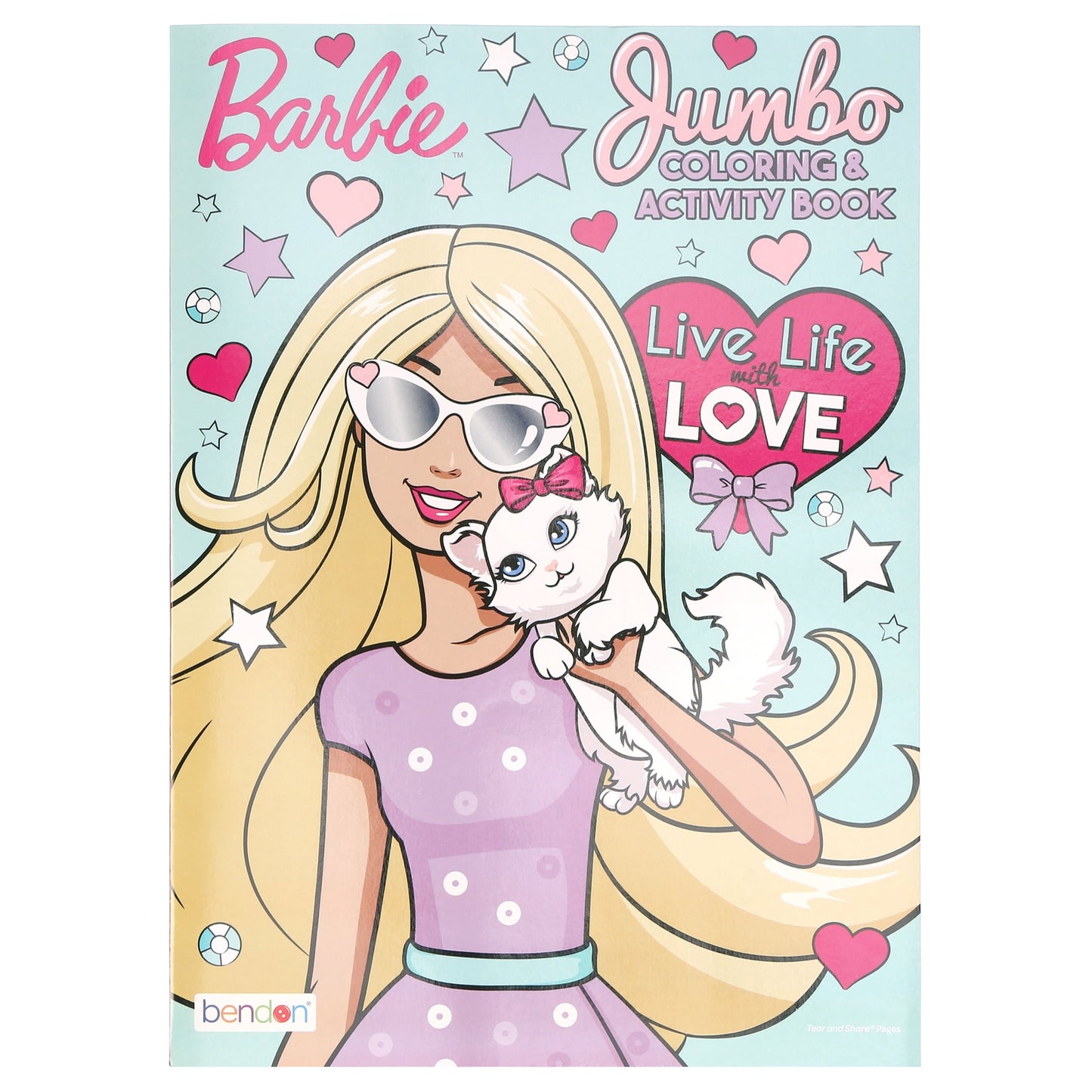 BARBIE Coloring Book 2 Title, for Learning Activity Drawing, 80 Pages, 2-Pack