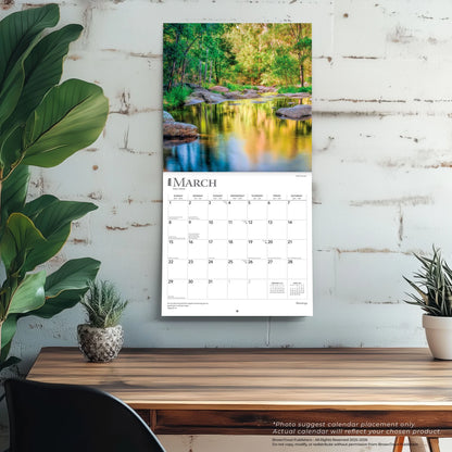Blessings | 2026 12X24" (Hanging) Square Wall Calendar | Plastic-Free