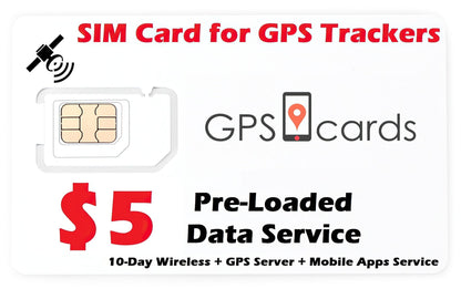 GPS Tracker SIM Card, Dog/Cat Realtime Collar Security Finder