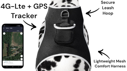 Dog Tracking Wireless Systems(Mini GSM GPS) with Alarm(Size M)