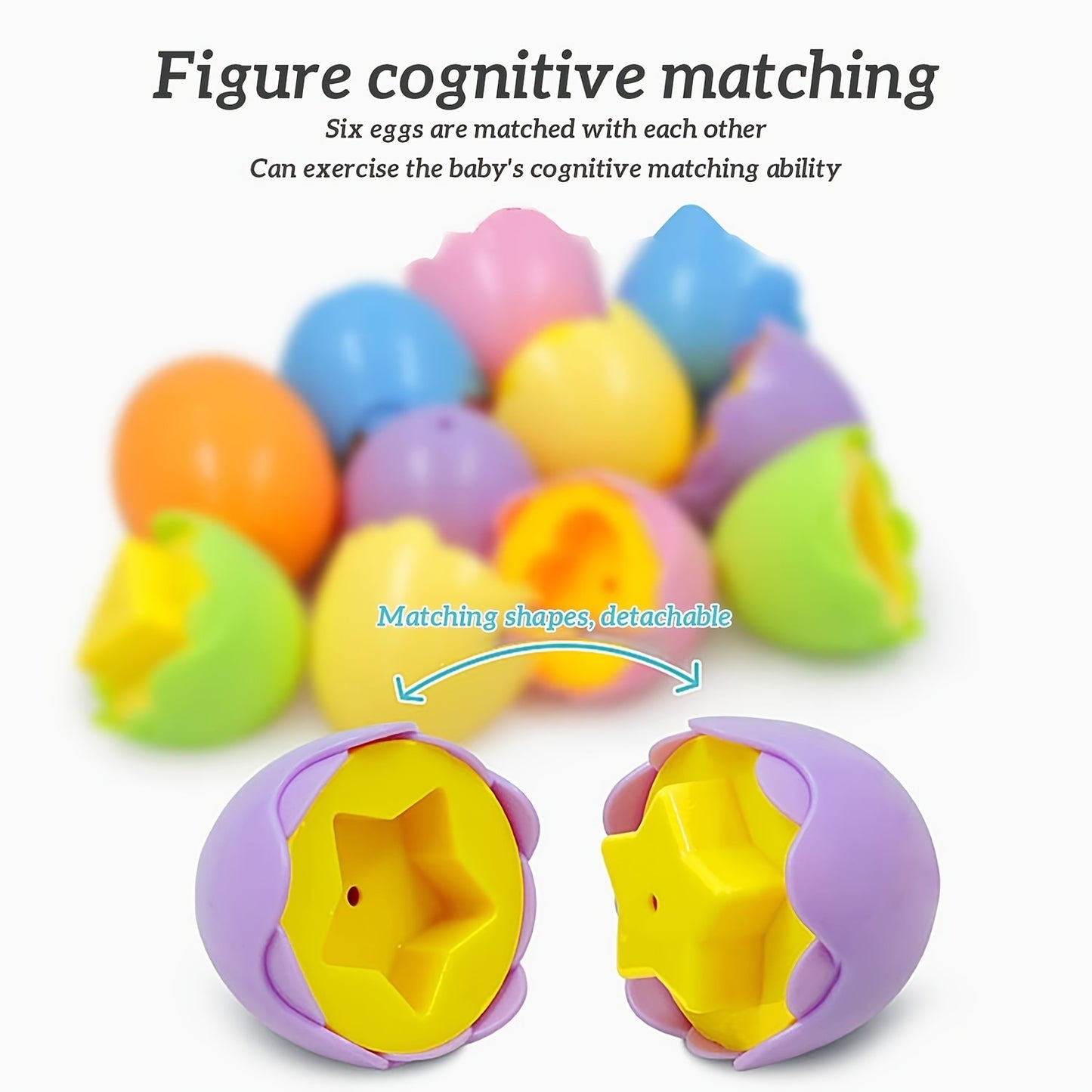 Sensory Early Learning Shapes & Sorting Recognition Puzzle Skills Studies for Toddlers