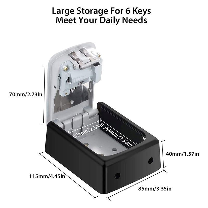 Door/Window Protection, Key Lock Box with Code