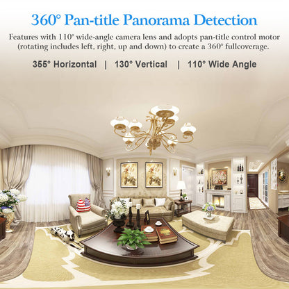 Motion Surveillance & Detection Wifi Camera with Night Vision (360*)