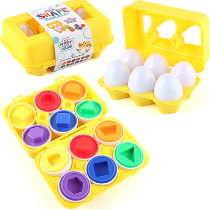 Sensory Early Learning Shapes & Sorting Recognition Puzzle Skills Studies for Toddlers