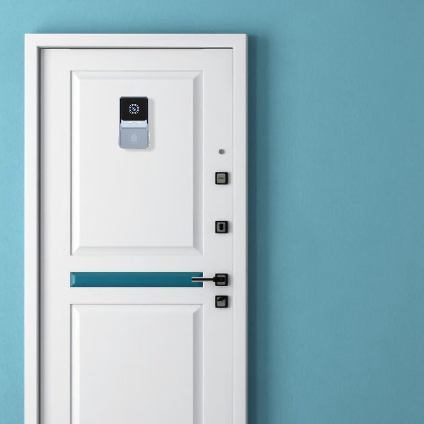 Smart & Wireless Doorbell Security with Night Vision (2 Way Intercom)