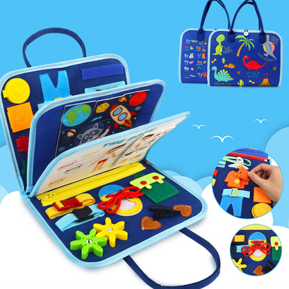 Sensory: Learning Activities: Busy Board Sensory Learning Activity - Montessori Airplane Travel Essentials Road Trip Games, Great Quiet Book Birthday Gifts