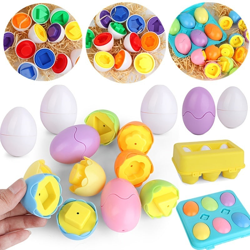 Sensory Early Learning Shapes & Sorting Recognition Puzzle Skills Studies for Toddlers