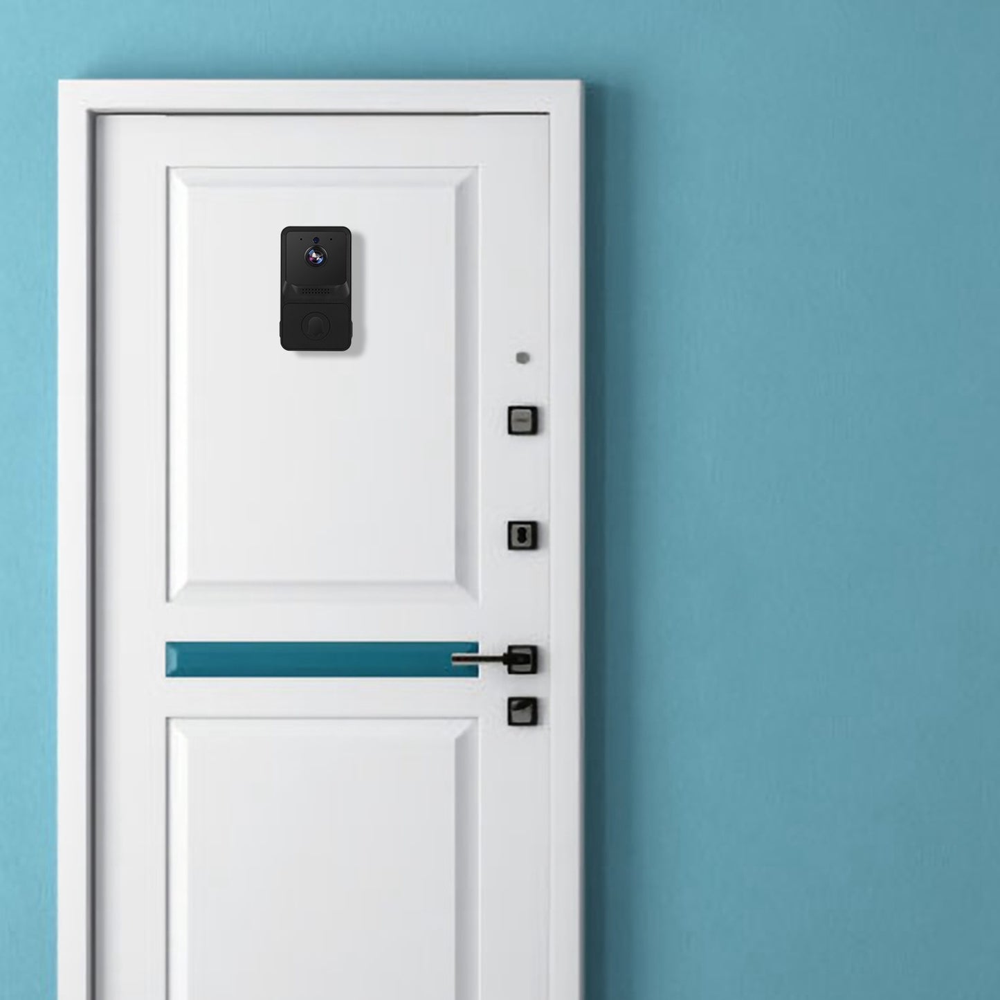 Smart & Wireless Doorbell Security with Night Vision (2 Way Intercom)