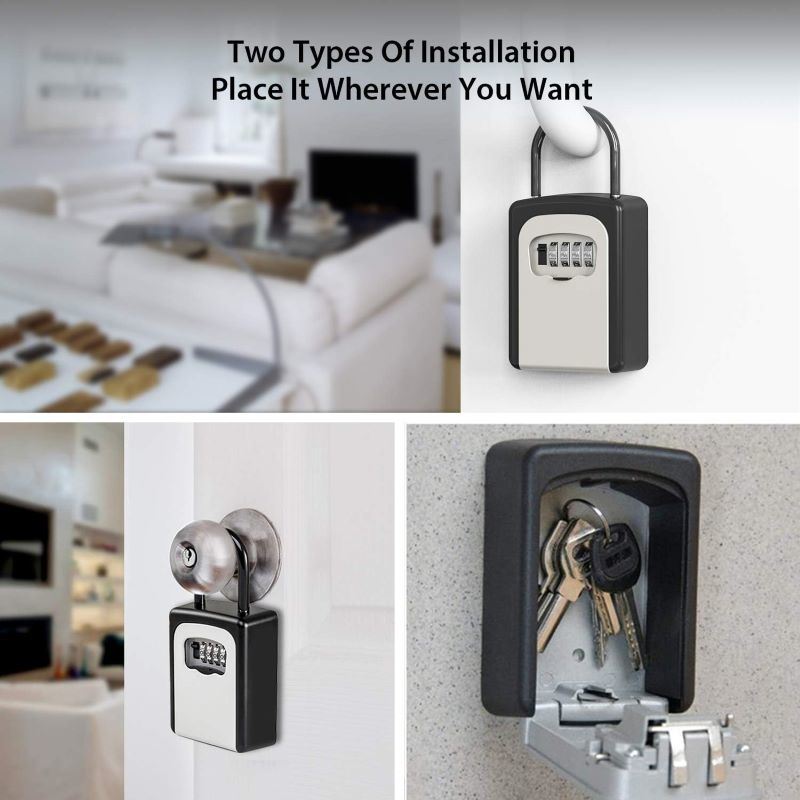 Door/Window Protection, Key Lock Box with Code