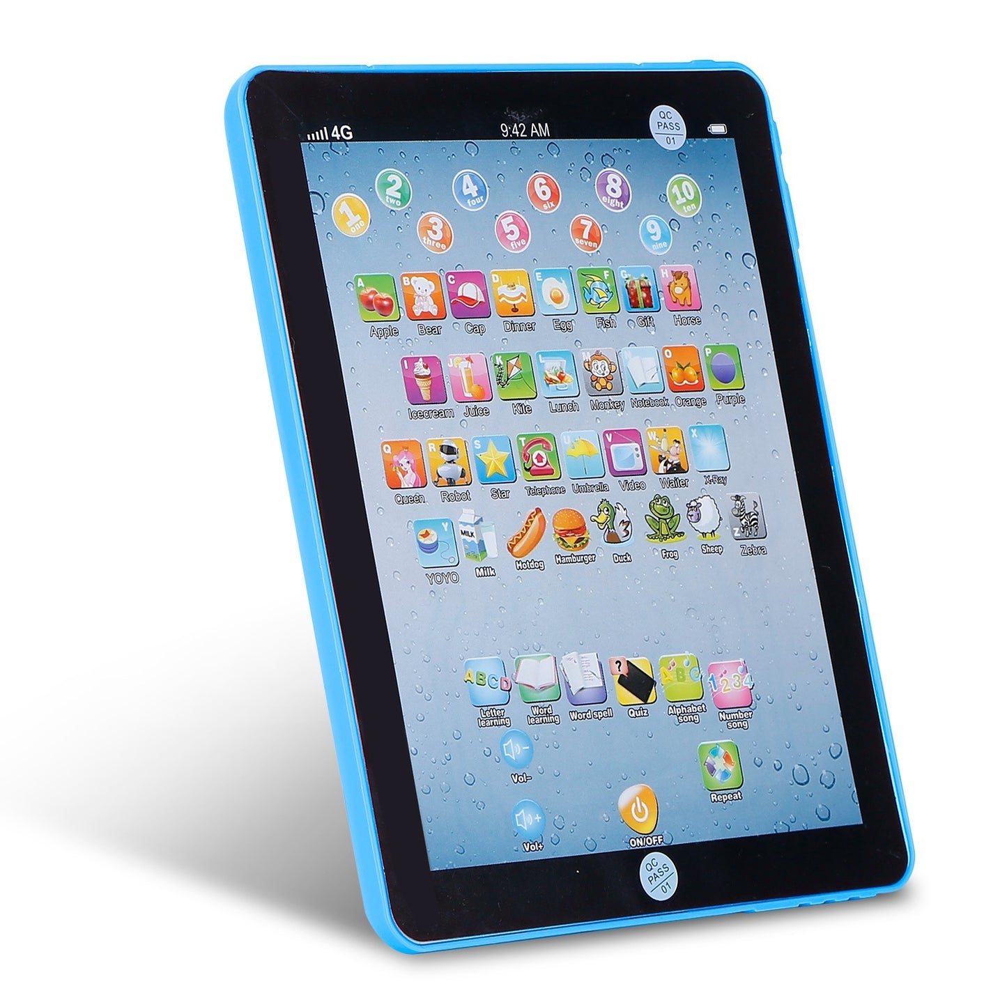 Baby Learning: Tablet Educational Mini Pads Touch Learn Toddler Tablet For ABC & Numbers