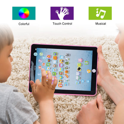 Baby Learning: Tablet Educational Mini Pads Touch Learn Toddler Tablet For ABC & Numbers
