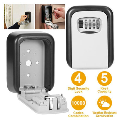 Door/Window Protection, Key Lock Box with Code