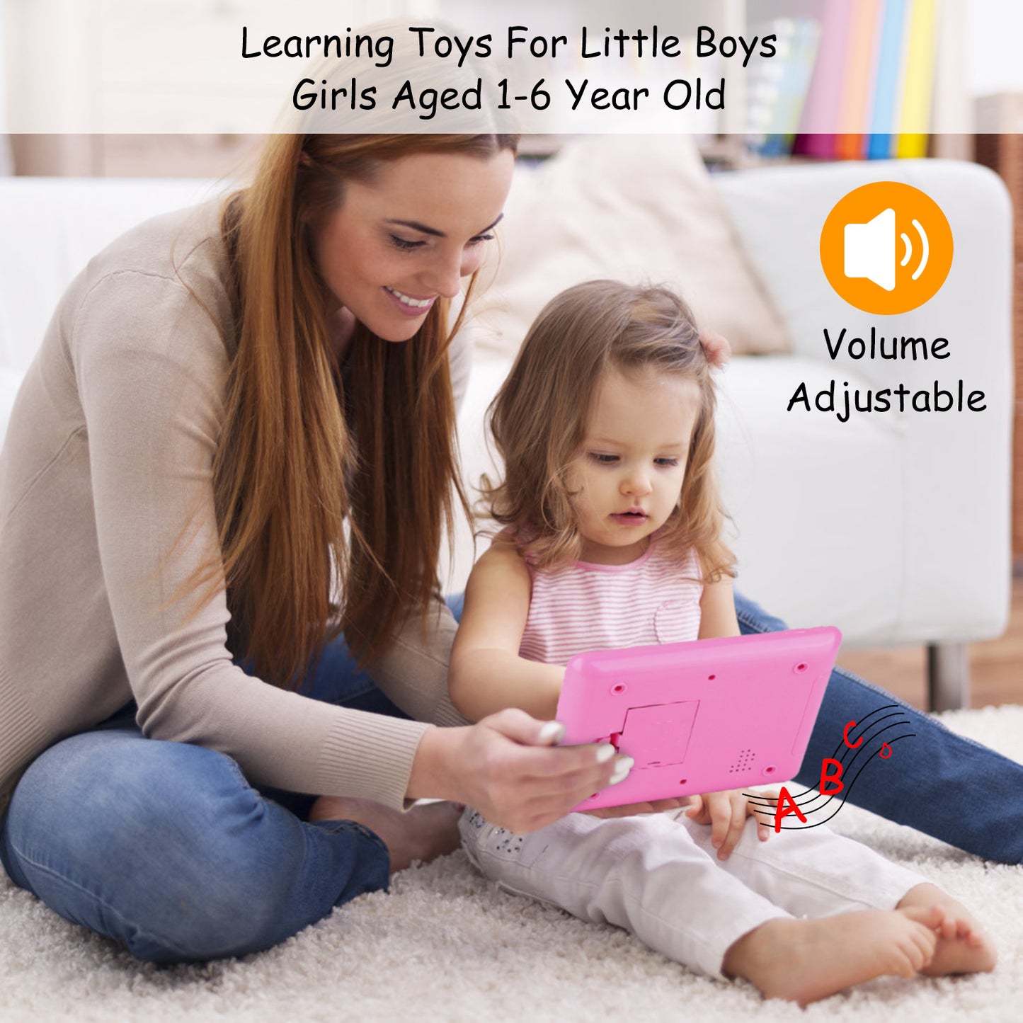 Baby Learning: Tablet Educational Mini Pads Touch Learn Toddler Tablet For ABC & Numbers