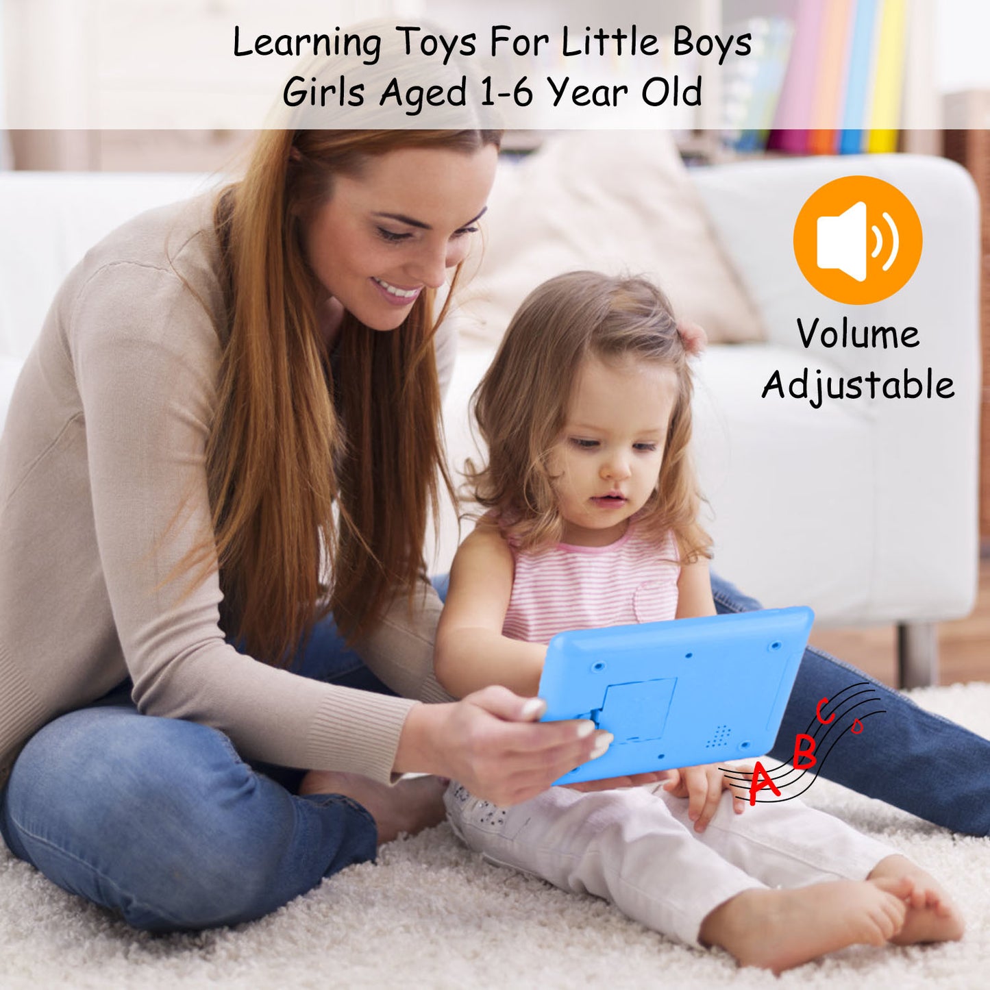 Baby Learning: Tablet Educational Mini Pads Touch Learn Toddler Tablet For ABC & Numbers