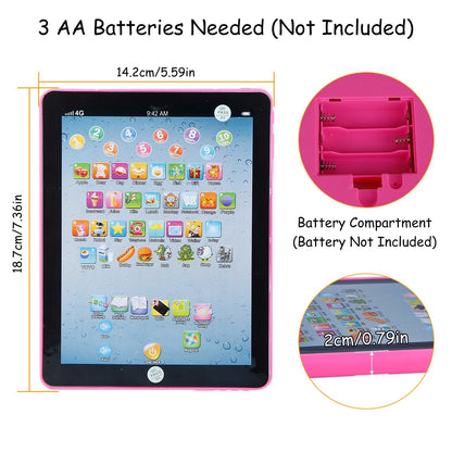 Baby Learning: Tablet Educational Mini Pads Touch Learn Toddler Tablet For ABC & Numbers