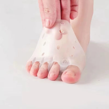 2 Comfortable Silicone Front Foot Pads for Foot Health and Bunion Relief, Perfect for Night and Home Use