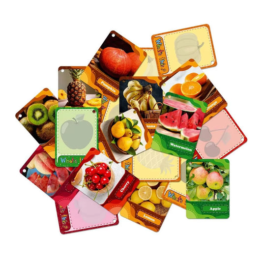Preschool Flash Cards Babies Learning Toys Food Flash Cards Set of 45 Multipurpose Alphabet Flash Cards Set Learning Educational