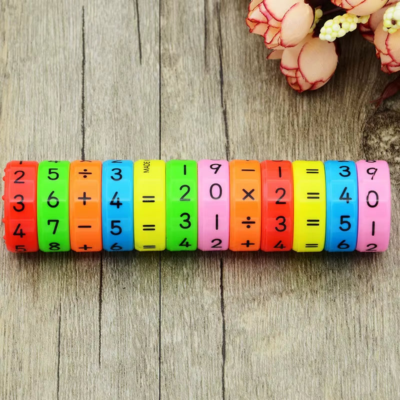 6 Pieces Magnetic Montessori Toys Early Learning Educational Toys for Children Math Business Numbers DIY Assembling Puzzles