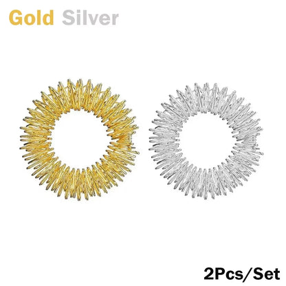 1/2/5/10/20Pcs Spiky Sensory Finger Massage Ring Acupuncture Ring Health Care Body Massager Relax Hand Massage Tool Home Office