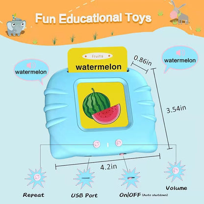 Early Educational Toys for Toddlers 1-6 Years Old, Autism Sensory Toys for Autistic Children, 224 Sight Words Flash Card Learning Toys for Kids, Gifts for Boys Girls