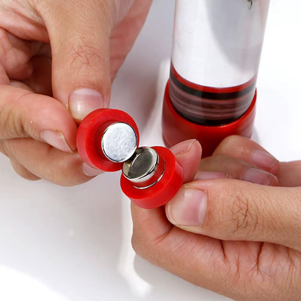 Magnetic Bottle Stress Relief Non-Stick Plastic Sensory Magnetic Bottle Toys Kids Educational Toys for Children Gifts