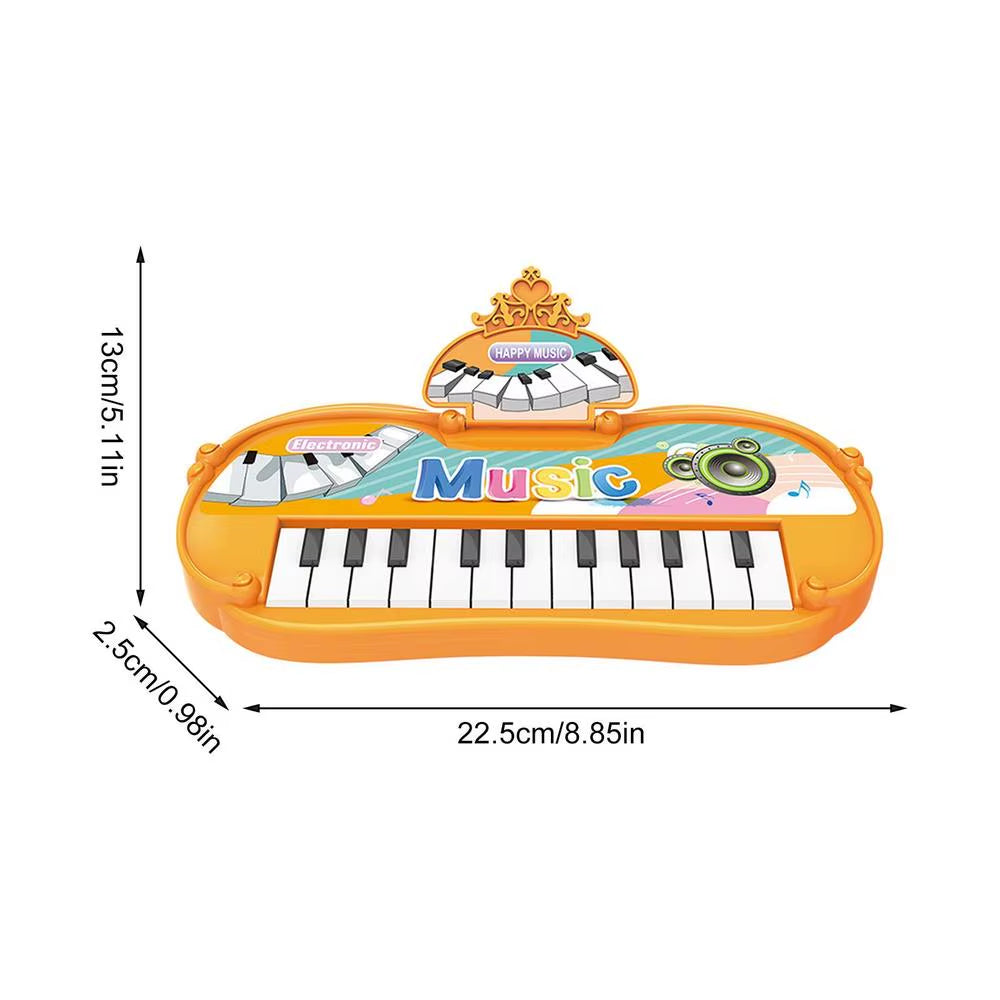 13 Key Portable Music Piano Keyboard Electronic Musical Instrument Toys Multifunctional Kids Learning Toys Birthday Gift