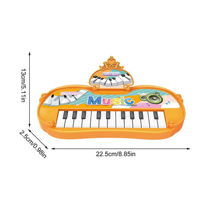 13 Key Portable Music Piano Keyboard Electronic Musical Instrument Toys Multifunctional Kids Learning Toys Birthday Gift