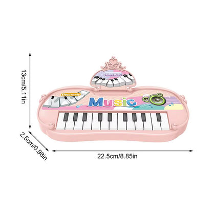 13 Key Portable Music Piano Keyboard Electronic Musical Instrument Toys Multifunctional Kids Learning Toys Birthday Gift