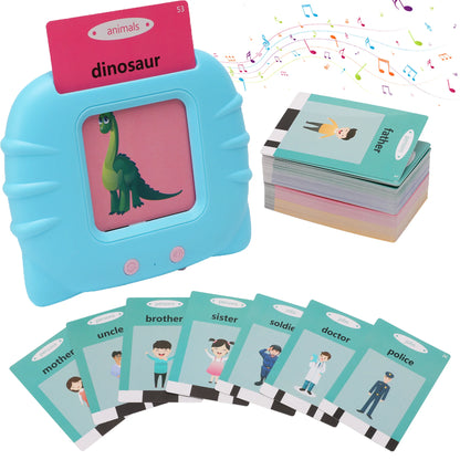 Talking Flash Cards, Montessori Toys for 2 3 4 5 6, Autism Toys Educational Toddler Learning Toys for Autistic Children, Speech Therapy Toys 224 Sight Words with Sound Effect for Kids