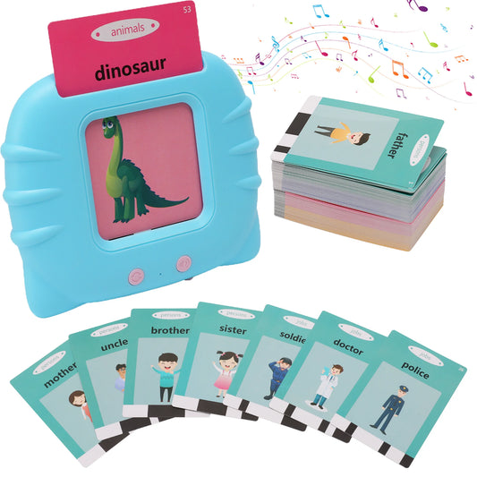 Talking Flash Cards, Montessori Toys for 2 3 4 5 6, Autism Toys Educational Toddler Learning Toys for Autistic Children, Speech Therapy Toys 224 Sight Words with Sound Effect for Kids