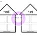 Word Family Houses Activity for Kindergarten, Phonics, Language, Rhyming, and Pictures